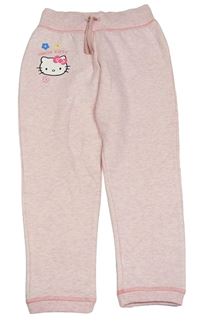 Svetloružové melírované tepláky s Hello Kitty M&S