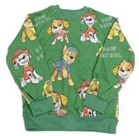 Zelená mikina s Tlapkovou patrolou H&M