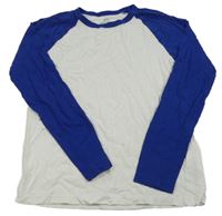 Bielo-modré tričko H&M