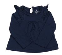 Tmavomodrá tunika s volánikmi Mothercare