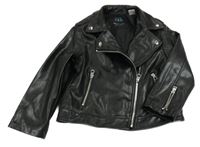 Čierny koženkový krivák Zara