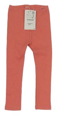 Nové - Korálové žebrované legíny Zara