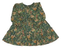 Zelené květované šaty Next