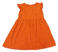 Červené šaty s třešněmi a volánikmi H&M