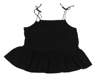 Čierny blúzková ý crop top zn. H&M