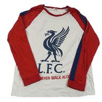 Bílo-červeno-tmavomodré fotbalové triko - L.F.C M&S
