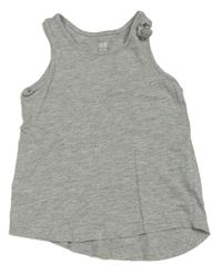 Sivý top s mašlou H&M
