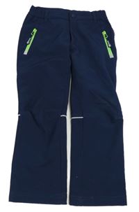 Tmavomodré softshellové nohavice zn. Troll kids