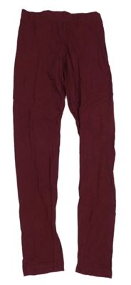 Vínové legíny H&M