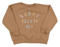 Hnedá mikina s nápisom George