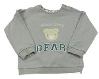 Svetlosivá mikina s medvěďom George