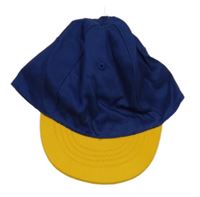 Tmavomodro-žlutá kšiltovka 