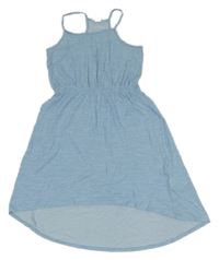 Svetlomodré melírované šaty H&M