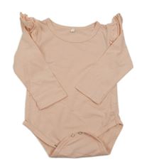 Světlerůžové body s volánky 