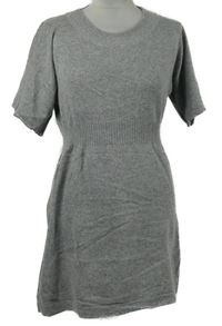 Dámské šedé svetrové šaty Gina Benotti 