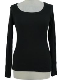 Dámske čierne rebrované tričko Primark