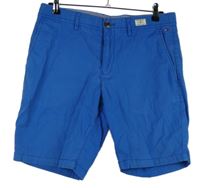 Pánske modré plátenné chino kraťasy Tommy Hilfiger vel. 33