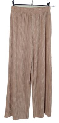 Dámske staroružové plisované culottes nohavice Primark vel. 32