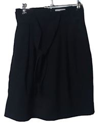 Dámska čierna sukňa s mašlou H&M