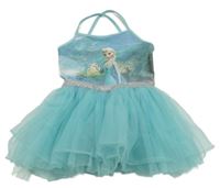 Svetlomodré cvičobné body s tylovou sukní a Elsou H&M