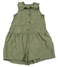 Khaki kraťasový overal Mayoral