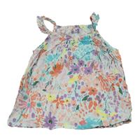 Svetlomodré farebné kvetované šaty Nutmeg