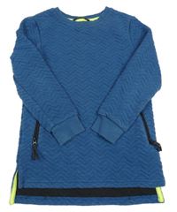 Modrá mikina s kapsami George