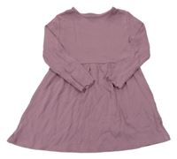 Starofialové rebrované šaty H&M