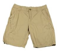 Hnědé plátěné kraťasy H&M