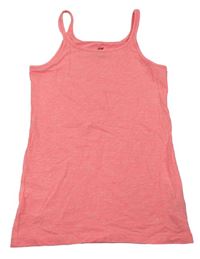 Neónově ružový žíhaný top H&M