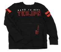 Černá mikina s nápisem C&A