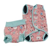 2set -  Růžové neoprenové body + plavkové kalhotky Splash About 