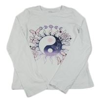 Bílé triko s potiskem Primark