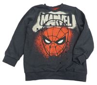 Tmavošedá mikina se Spidermanem Marvel