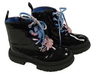 Černé lakované kotníkové boty se Stitchem Disney vel. 28