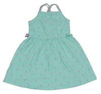 Belasé bavlnené šaty s palmami C&A