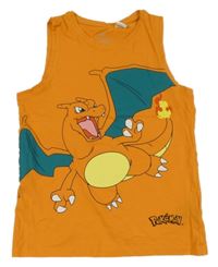 Oranžové tielko s Pokémony H&M