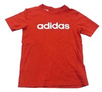 Červené tričko s logom Adidas