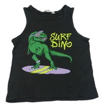 Tmavosivé tielko s dinosaurom H&M