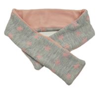 Šedá pletenbá podšitá šála s hvězdičkami Primark