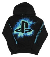 Černá mikina PlayStadion s kapucňou H&M