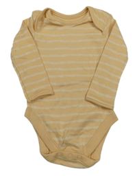 Oranžové pruhované body George 