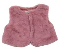 Ružová chlpatá vesta Mayoral