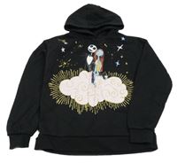 Černá mikina Ukradené Vánoce s kapucňou Primark