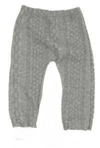 Sivé vzorované tepláky