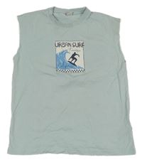 Svetlomodré tielko s potlačou LC Waikiki