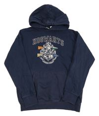 Tmavomodrá mikina Harry Potter s kapucí H&M