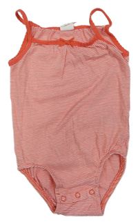 Červeno-bílé pruhované body s mašličkou H&M
