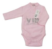 Nové - Světlerůžové body s nápisem 