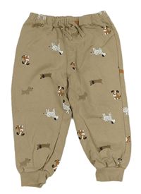 Pískové tepláky s pejsky H&M